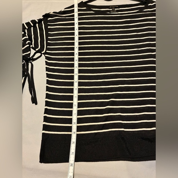 MASSIMO DUTTI Jumper Size Small Relaxed Fit Striped Blouse Nautical Designer - Picture 5 of 9